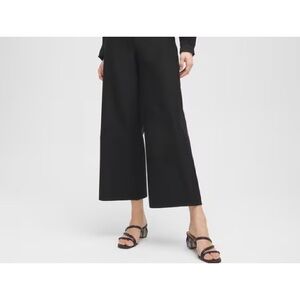 Chicos black label wide leg crop pants